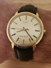 Men's Vintage Timex Manual Wind Viscount Watch. New Leather Band!