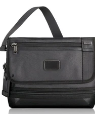 Tumi Crossbody Bag Reflective Silver Alpha Bravo Collection Crossbody