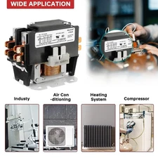 BOJACK 1 Poles FLA 40 Amp Coil 24 VAC Air Conditioner Condenser Compressor