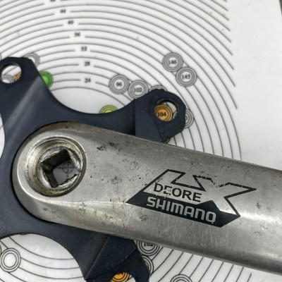 Jeu De Plateaux Shimano Deore LX FC-M570 Triple – 44 Dents – 9 Vitesses – Années 90