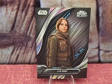 2024 Topps Chrome Black Star Wars Jyn Erso Rainbow Refractor /199