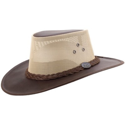 Scippis Darwin Lederhut Tan   Leichter Outdoorhut | Perfekt für Sommer & Reise
