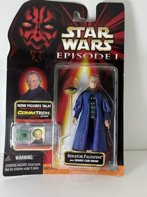 Hasbro Star Wars Senator Palpatine CommTech Actionfigur mit Senate Cam Droid