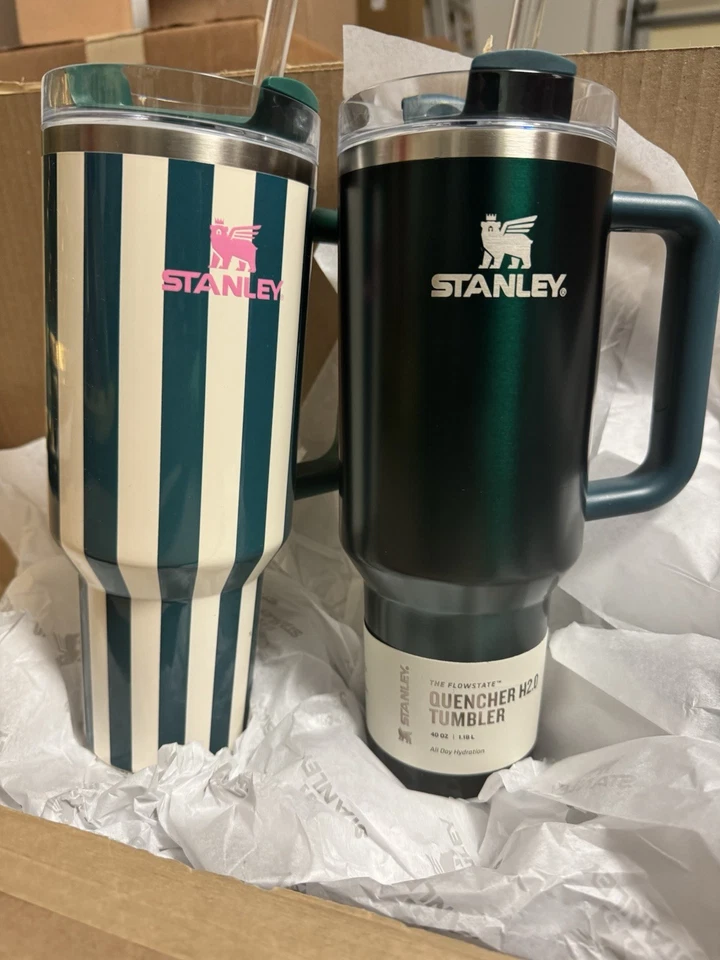 Stanley Quencher H2.0 FlowState Tumbler Whole Foods Exclusive Evergreen Glow 40 - Image 2 of 4