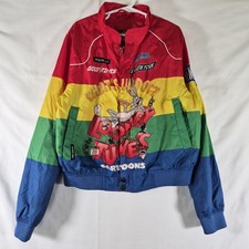 Looney Tunes Members Only Jacket Kids 10/12 Bugs Bunny Colorblock Windbreaker