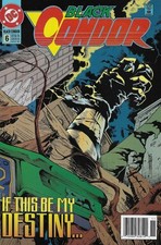 Black Condor #6 (edicola) VF; DC | Brian Augustyn - con borsa + scheda
