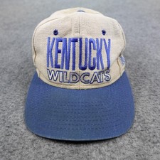 Vintage Kentucky Wildcats Hat Cap Snap Back Mens Signatures Sportswear Tan 80s