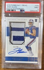 2018 Panini National Treasures #163 Josh Allen 53/99 PSA 9 Mint