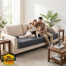 FunFurry Dog Blanket Dark Light Grey 30x70 Inch Washable Couch Cover