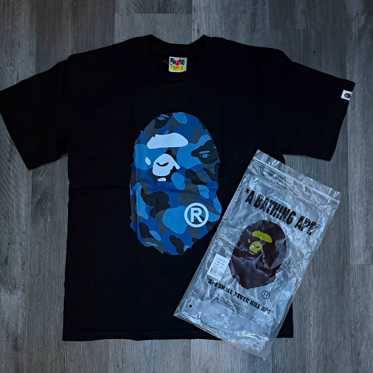 A Bathing Ape Blue T-Shirts for Men for sale | eBay