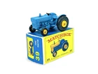 Matchbox Lesney No. 39 Blue Ford Tractor w/Original E4 Box