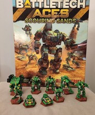 BattleTech: Aces - Scouring Sands Campaign Box - Fully Painted Mechs!