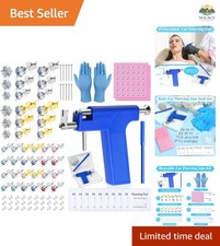 Fast  Painless Ear Piercing Gun with Colorful Studs for Stylish Ear Aesthetics