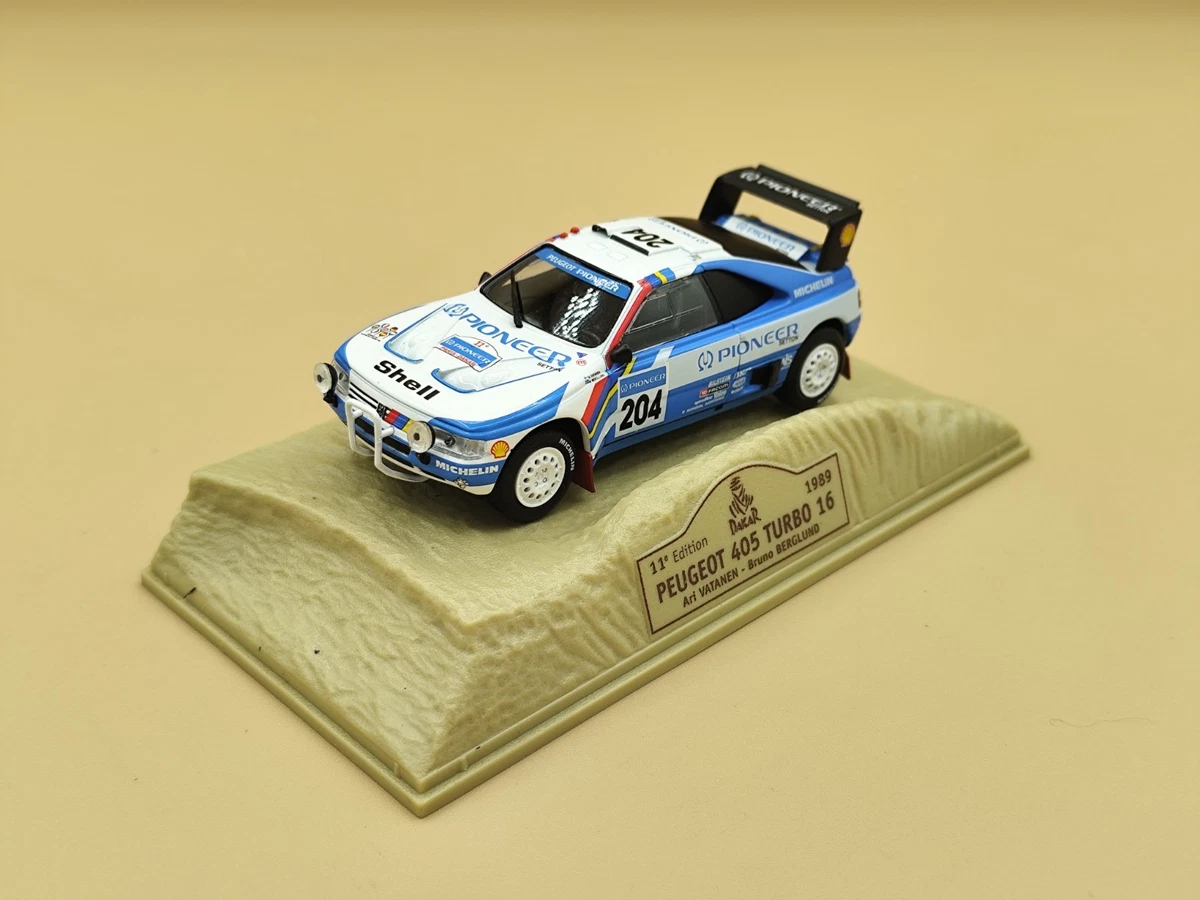 Miniature Provence Moulage 1/43 - Peugeot 205 T16 Paris-Dakar 1987 - Vainqueur Vatanen - Montée