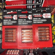 Lincoln Electric Contact Tips 3 Pack For .025, .030, .035 Wire - FREE SHIPPING