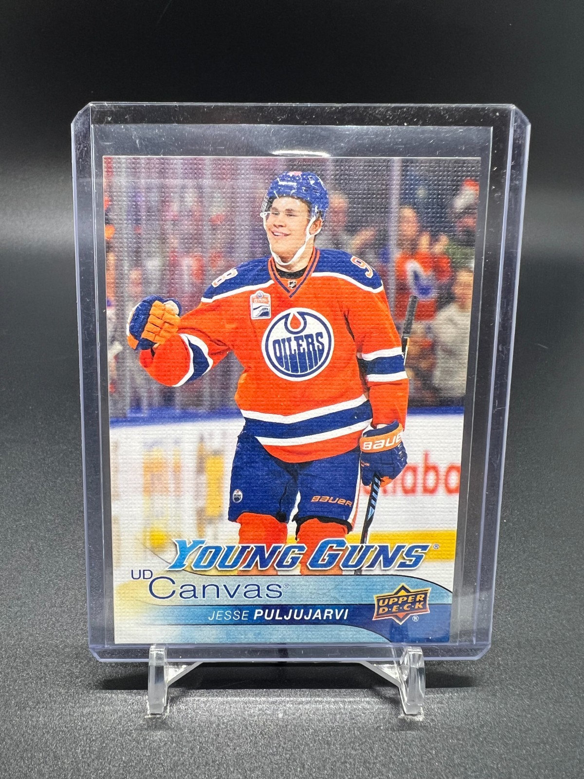 2016-17 Upper Deck UD Canvas #C212 Jesse Puljujarvi YG RC Young Guns Rookie