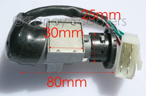 PEACE SPORTS 50CC SCOOTER TPGS-805 IGNITION & GAS TANK CAP KEY SET VIN# LHJ - Picture 3 of 6