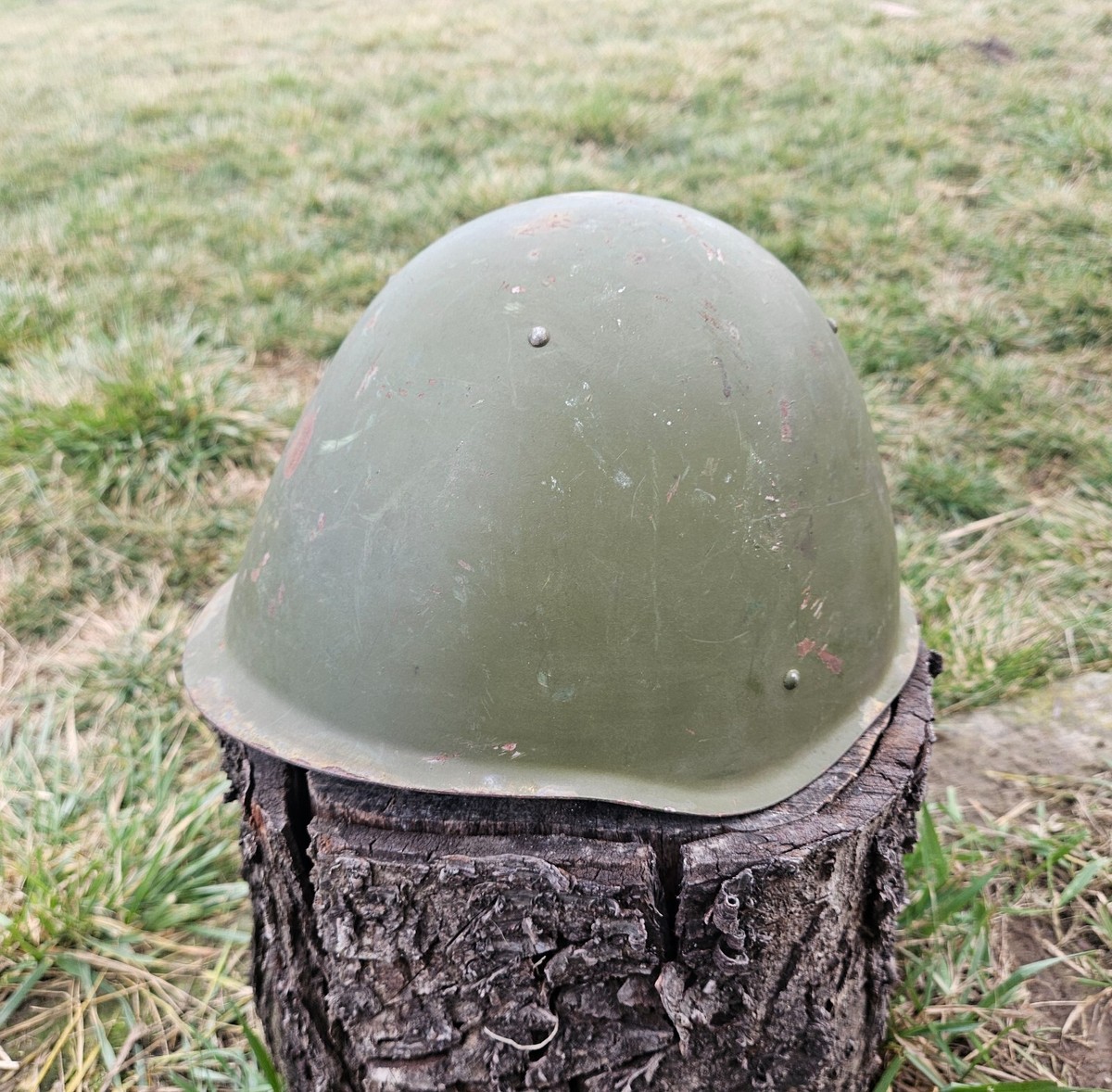 Original USSR Military Army Combat Helmet SSh 68 Type Steel