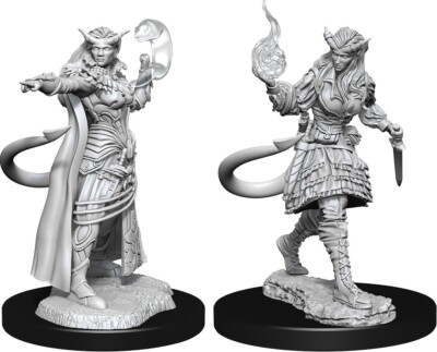 Dungeons & Dragon D&D Nolzur's Marvelous Miniatures Female Tiefling Sorcerer W15