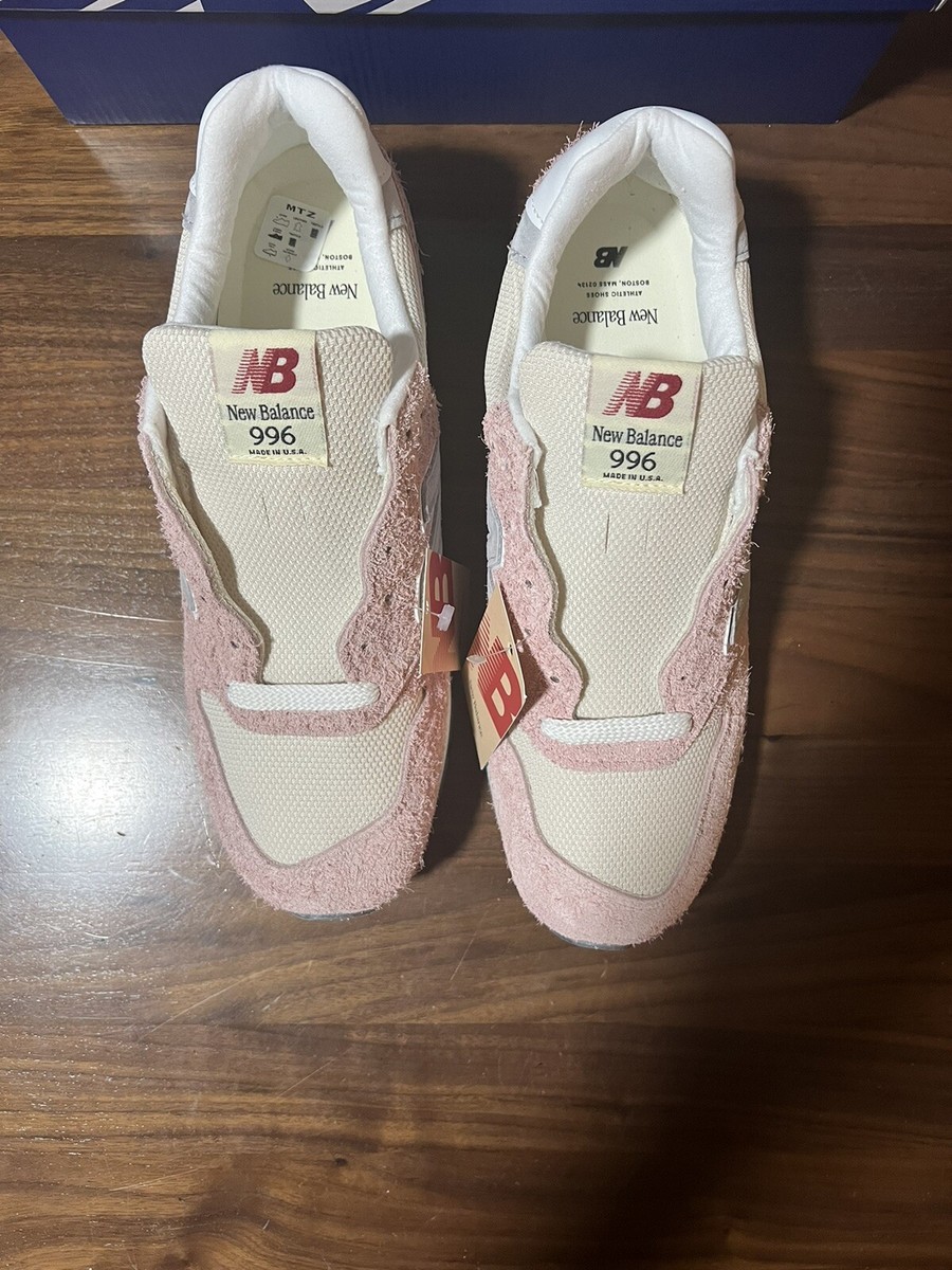 New Balance Made in USA 996 Pink Haze With Silver Men's Size