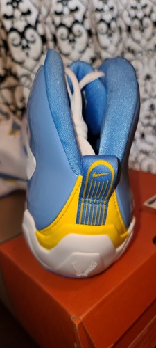 NIKE AIR FLIGHT HOPS MELO COLORWAY 2004 UNIVERSITY BLUE/MAIZE/WHITE 309266 172 - Picture 4 of 12