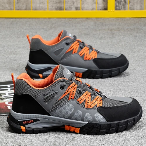 Men's Safety Work Shoes Steel Toe Lightweight Indestructible Boots Non-Slip - Picture 9 of 24