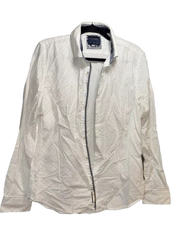 Chemise Boutonnée Bonobos Homme, Bleu Moyen, Imprimé Cactus, Manches Longues (taille M, Coupe Standard)