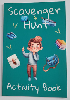 Scavenger Hunt Kids Activity Book NEW 25 Indoor and Outdoor Adventure Guide