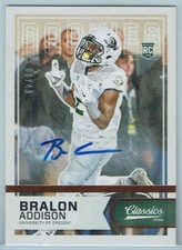 2016 CLASSICS SIGNIFICANT SIGNATURES BRONZE #296 BRALON ADDISON #6/49