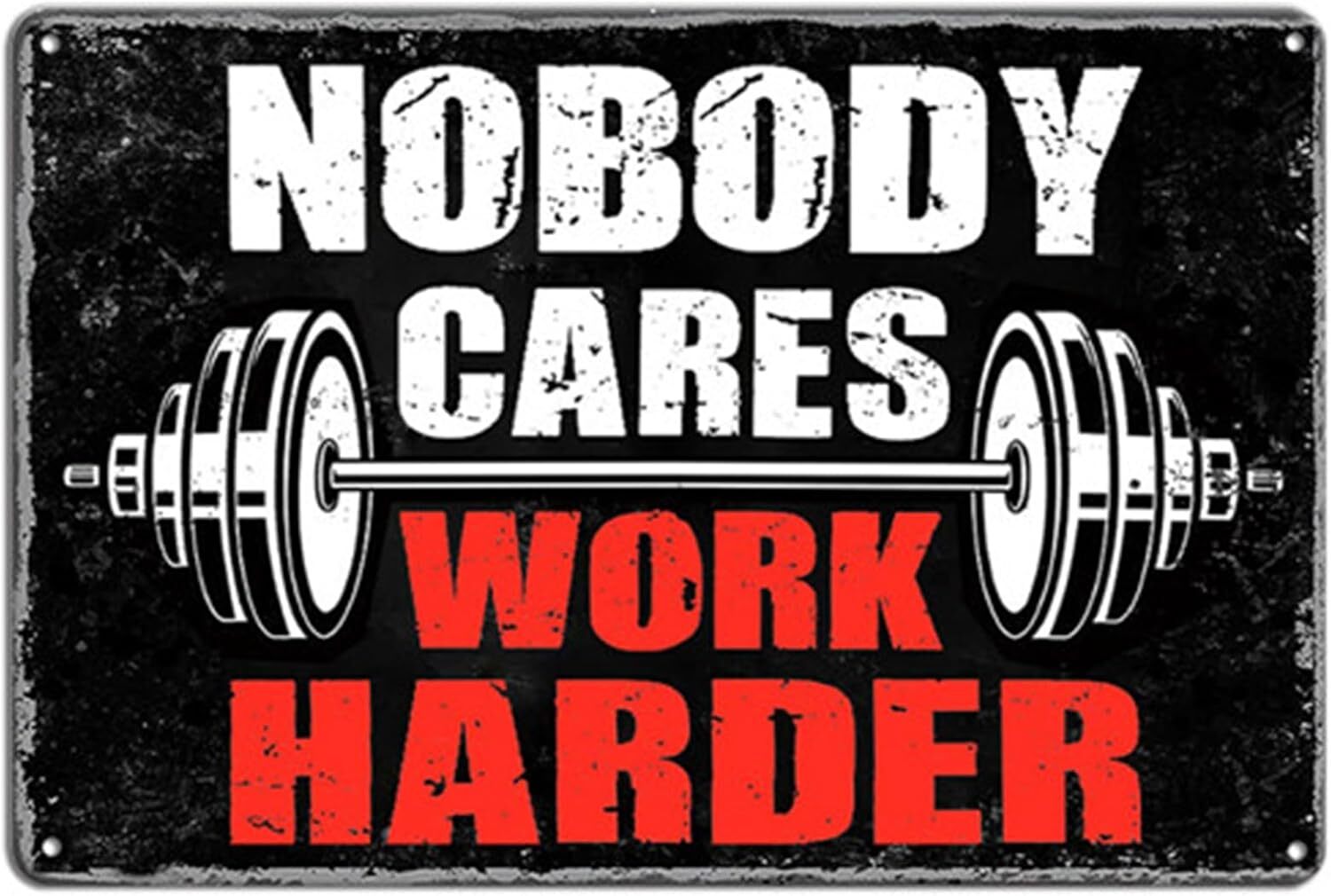Gym Posters For Home Gym Motivational Wall Art DecorGym Room Metal Tin Signs Nob