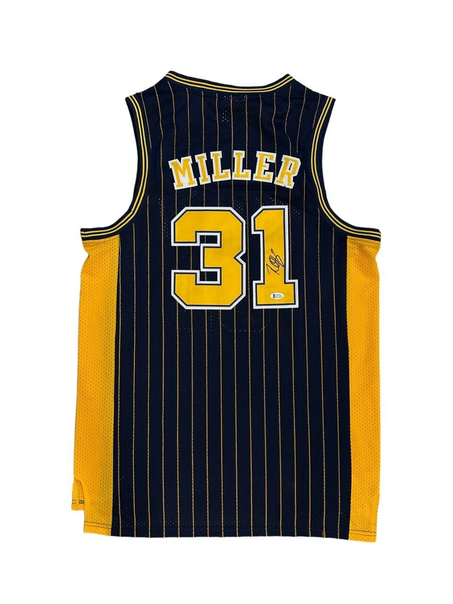 Reggie miller sales autographed jersey