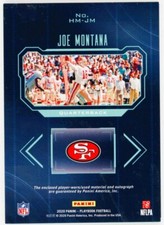 Panini Joe Montana Memorabilia Football Sports Trading Cards Panini Joe Montana Memorabilia Football Sports Trading Cards