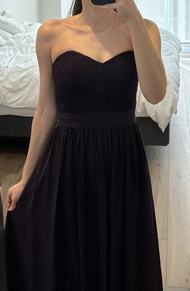 Vestido de dama de honor Bill Levkoff Foto 2 de 4