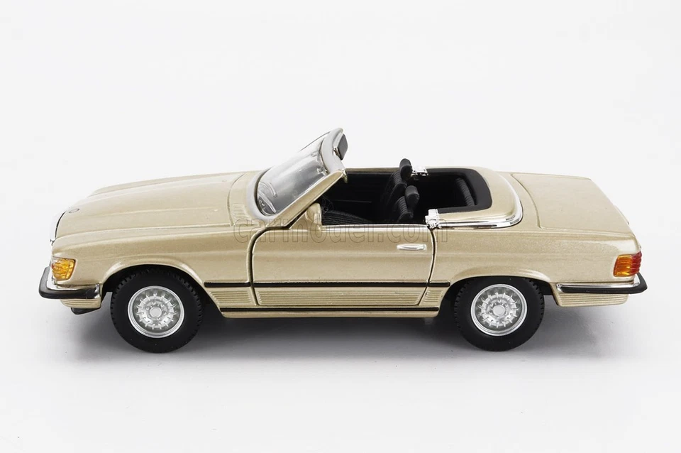 MODELLINO AUTO STATICO BURAGO MERCEDES BENZ SL-CLASS 450SL CABRIOLET 1977 1/32 - Immagine 3 di 4