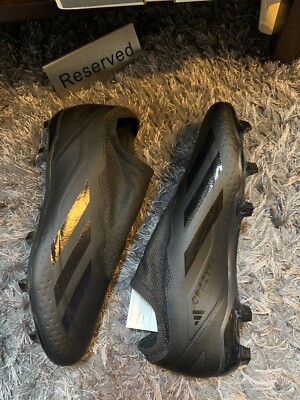 Adidas X Laceless FG Triple Black Soccer Cleats Mens Size  GY7427