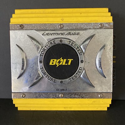 Lightning Audio Bolt Car Stereo Amplifier 12v B2.300.2  2 Channel Bridgeable 50W