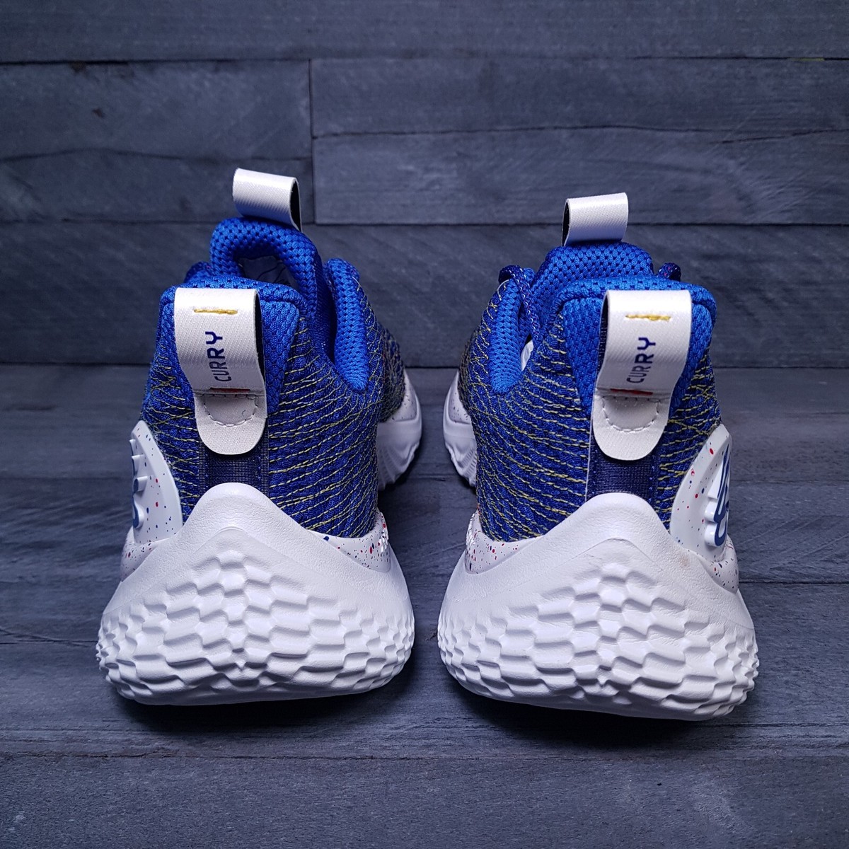 UNDER ARMOUR Curry 10 Dub Nation Basketball Shoes Mens 13 Blue