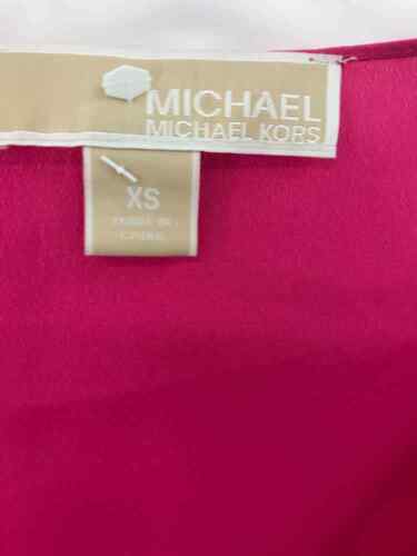 Pre-Owned MICHAEL Michael Kors Pink Size XS Maxi Short Sleeve Dress - Picture 3 of 3