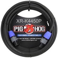 50ft PigHog NEUTRIK SpeakON/SpeakOn 2C/14AWG Pro-Audio Tour Grade Speaker Cable