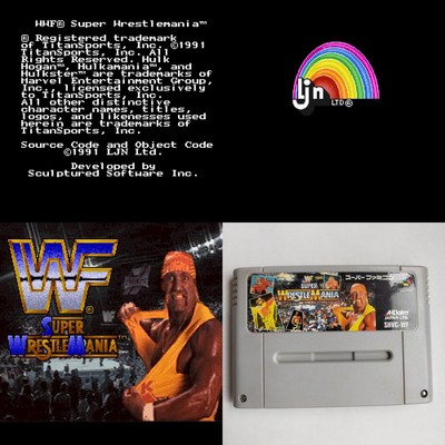 WWF Super WrestleMania Acclaim Japan pre-owned Super Famicom SFC 