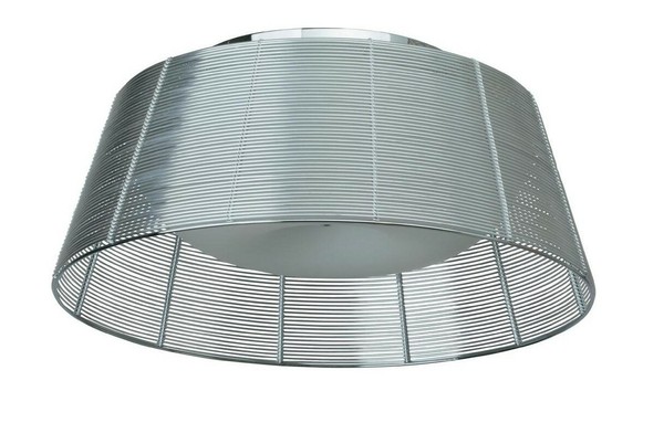 Led Deckenlampe Esszimmer Lampe Deckenleuchte 3-Flg. E27 Metall Glas Ø 39 Cm-image