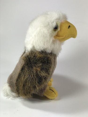 Bald Eagle Plush Stuffed Animal vintage 1999 by LOGO Bear 8" - Picture 2 of 12