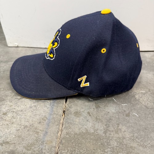 Zephyr Michigan Wolverines Baseball Cap Men Navy Embroidered Logo Adjustable Hat - Picture 3 of 6