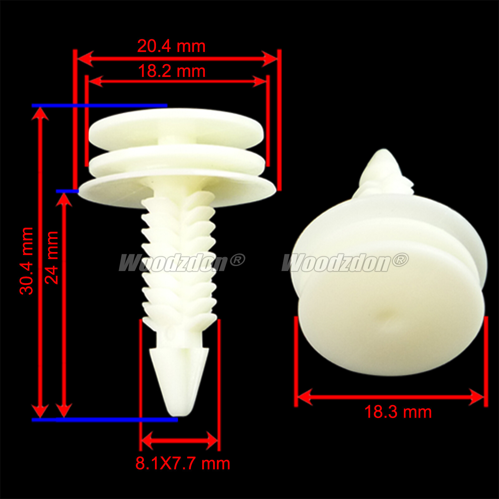 50 Pcs Door Trim Panel Retainer Clip Compatible With GM 363137 - Foto 12