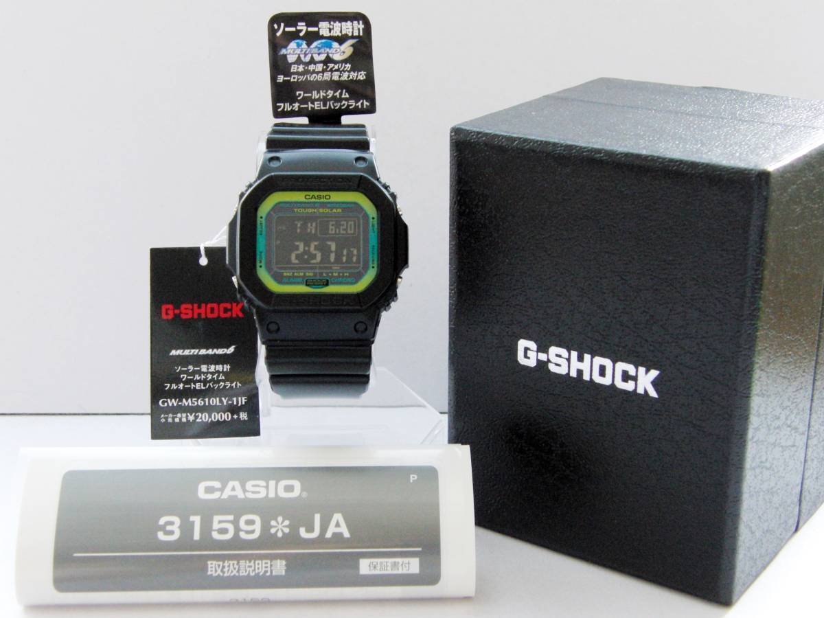CASIO G-SHOCK GW-M5610LY-1JF Men's Wristwatch Digital Lime CASIO G-SHOCK GW-M5610LY-1JF Men's Wristwatch Digital Lime