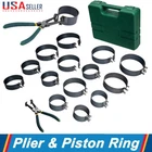 Motorcycle ATV Car Engines Piston Ring Compressor Installer Plier & 14 Band Tool