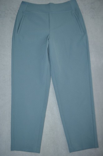 Athleta Endless High Rise Pants Womens 10 Eden Blue Straight Leg Pull On Stretch - 第 1/11 張圖片
