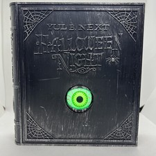 Yul B. Next Halloween Night Lighted Eye Spell Book Motion Sensored Prop Gemmy