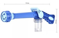 Lancia Idropulitrice Multifunzione Manuale Irrigatore Portatile 8in1 Tubo Acqua - Miniatura 4