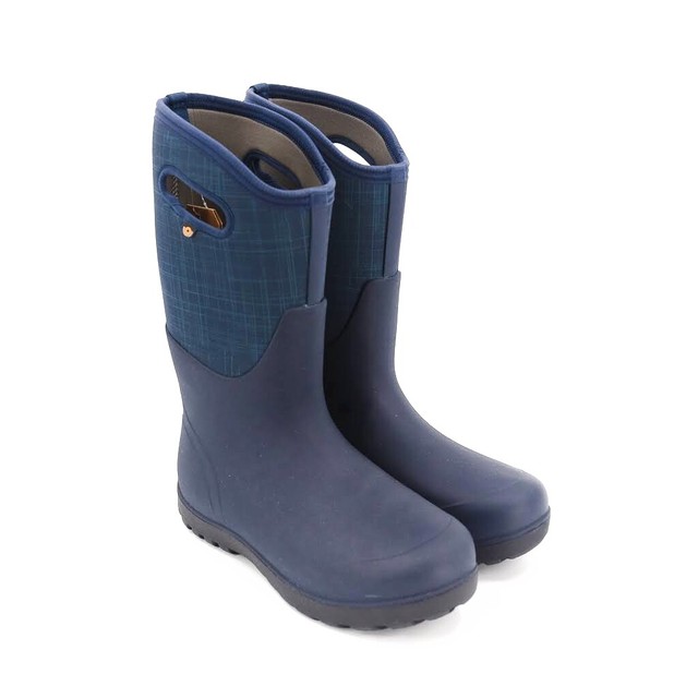 womens navy blue rain boots